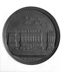 Medaille mit Berninis Entwurf für den Louvre, 1665 (Gold)